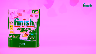 Finish Finish Ultimate Plus Dishwasher Tablets Stacey Solomon Serene Sunset Collection Ad Commercial Brand Imagery Photoshoot 2