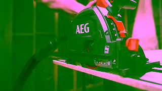 AEG Power Tools The AEG 18V Fusion 165mm Track Saw Ad Commercial Brand Imagery Photoshoot 0