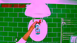 Domestos NEW Domestos Power Foam Removes germs in hardest to reach places Ad Commercial Brand Imagery Photoshoot 0