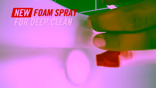 Domestos NEW Domestos Power Foam Removes germs in hardest to reach places Ad Commercial Brand Imagery Photoshoot 1