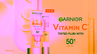 Garnier New Garnier Vitamin C Daily Tinted Fluid for instant glow thats nongreasy and nonsticky Ad Commercial Brand Imagery Photoshoot 0