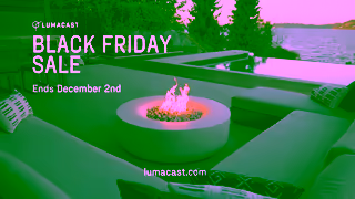 LUMACAST Black Friday Sale Premium Concrete Fire Pits Lumacast Ad Commercial Brand Imagery Photoshoot 2