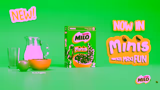Milo Milo Minis 6 YouTube Bumper Ad Commercial Brand Imagery Photoshoot 2