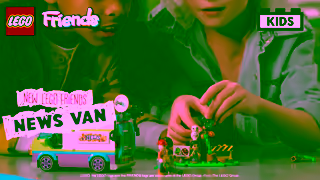 Lego Stories are more fun with friends LEGO Friends Newsroom Van Ad Commercial Brand Imagery Photoshoot 0