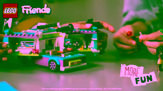 Lego Stories are more fun with friends LEGO Friends Newsroom Van Ad Commercial Brand Imagery Photoshoot 2