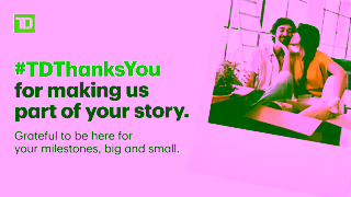 TD Canada 25BRBCCCTDThanksYouV1ENRM16 x 9 Ad Commercial Brand Imagery Photoshoot 0