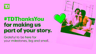 TD Canada 25BRBCCCTDThanksYouV1ENRM16 x 9 Ad Commercial Brand Imagery Photoshoot 1