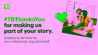 TD Canada 25BRBCCCTDThanksYouV1ENRM16 x 9 Ad Commercial Brand Imagery Photoshoot 2
