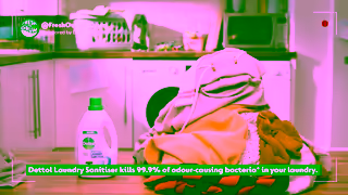 Dettol How To Keep Your Laundry Smelling Fresh with Dettol Laundry Sanitiser Ad Commercial Brand Imagery Photoshoot 1