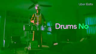 Uber Eats Drum Drumstick Get Almost Almost Anything Uber Eats Ad Commercial Brand Imagery Photoshoot 1