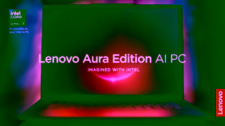 Lenovo Create Without Limits The New Lenovo Aura Edition AI PC Imagined with Intel Ad Commercial Brand Imagery Photoshoot 2