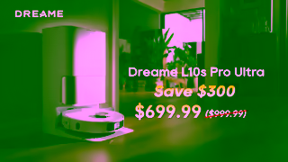 DREAME Tech Dreame L10s Pro Ultra now 69999 for Prime Big Deal Days Best Robot Vacuum Under 1000 Ad Commercial Brand Imagery Photoshoot 2