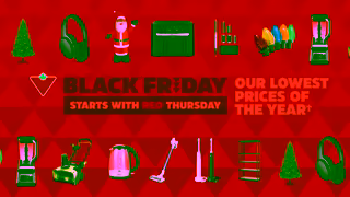Canadian Tire Black Friday Starts With Red Thursday Ad Commercial Brand Imagery Photoshoot 0