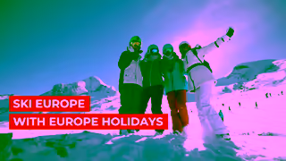 Europe Holidays Ski Holidays in Europe with Europe Holidays The Ultimate Winter Adventure Ad Commercial Brand Imagery Photoshoot 2