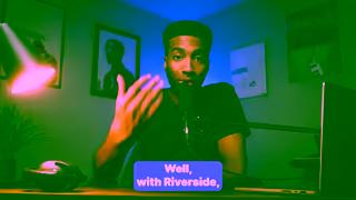 Riverside.fm Meet Riversidethe one place to record edit and share your conversations with the world Ad Commercial Brand Imagery Photoshoot 1