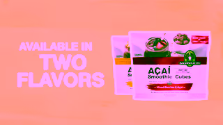 SAMBAZON SAMBAZON Aa Smoothie Cubes Smoothie Ad Commercial Brand Imagery Photoshoot 2