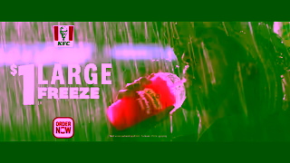 KFC KFCs 1 Large Freeze Ad Commercial Brand Imagery Photoshoot 1