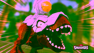 ZURU Toys New Smashers Dino island TRex Battles with armoury and weapons that really fire The battle is on Ad Commercial Brand Imagery Photoshoot 1