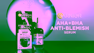 Garnier AHA BHA Charcoal Serum Ad Commercial Brand Imagery Photoshoot 0