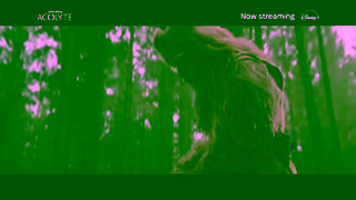 Disney Plus The Acolyte Escape 30 Now Streaming on Disney Ad Commercial Brand Imagery Photoshoot 1