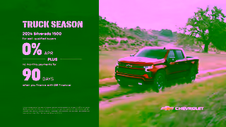 SoCal Chevy Get 0 APR financing on a 2024 Silverado 1500 PLUS no payments for 90 days during Truck Season Ad Commercial Brand Imagery Photoshoot 2