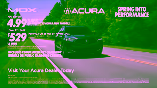 Acura Core Model 2025 MDX 499 APR 529 ConLoy Lease 30 Ad Commercial Brand Imagery Photoshoot 2