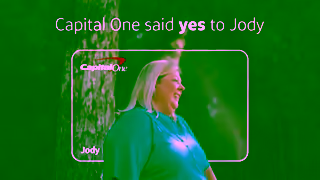 Capital One A yes from Capital One helped Jody feel secure with credit Ad Commercial Brand Imagery Photoshoot 2