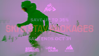 SkiBig3 Feel More Alive with Every Breath at SkiBig3 Explore Banff and Lake Louise Ad Commercial Brand Imagery Photoshoot 2