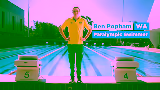 Bupa Meet Ben Popham Paraswimming champion and Bupa Ambassador Ad Commercial Brand Imagery Photoshoot 0
