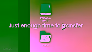 Samsung Portable SSD T9 Less waiting more creating Samsung Ad Commercial Brand Imagery Photoshoot 0