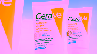 CeraVe Expert mineral sun protection that continuously hydrates three shades for a healthy glow Ad Commercial Brand Imagery Photoshoot 0