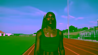 TechnoGym Tee Tee Terry USAs Track Dynamo Paris 2024 Olympics withTechnogym Ad Commercial Brand Imagery Photoshoot 2