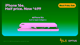 Optus OPT0710 PT AED SAL BlackFriday BlackFriday iPhone16e PMAX VID 1920x1080 Ad Commercial Brand Imagery Photoshoot 2