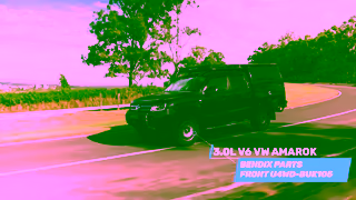 Bendix 30L V6 Volkswagen Amarok Ultimate 4WD Brake Upgrade Ad Commercial Brand Imagery Photoshoot 0