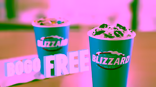 Dairy Queen Buy One Get One FREE BLIZZARD Treats Ad Commercial Brand Imagery Photoshoot 0