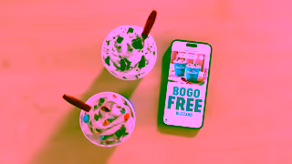 Dairy Queen Buy One Get One FREE BLIZZARD Treats Ad Commercial Brand Imagery Photoshoot 1