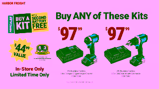 Harbor Freight Hercules 20V Tool Kit Deal Harbor Freight Ad Commercial Brand Imagery Photoshoot 1