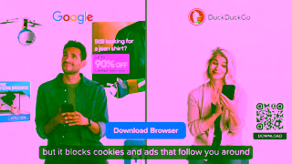 DuckDuckGo OvY UK Incognito with hardcoded subs QR code Ad Commercial Brand Imagery Photoshoot 1