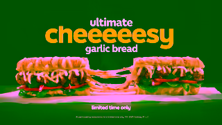 Subway Ultimate Cheesy Garlic Bread Ad Commercial Brand Imagery Photoshoot 0