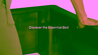 THUMA Streamlined aesthetic Simple setup Presenting the Essential Bed Ad Commercial Brand Imagery Photoshoot 0
