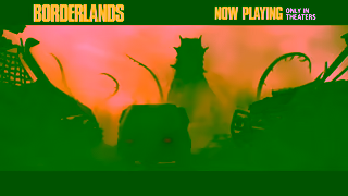 Lionsgate Movies Borderlands 2024 SINGING EVENT CUTDOWN NOW PLAYING Cate Blanchett Kevin Hart Jack Black Ad Commercial Brand Imagery Photoshoot 1