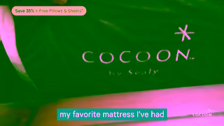 COCOON Save 35 Free Pillows and Sheets Our Biggest Offer Ever Ad Commercial Brand Imagery Photoshoot 1