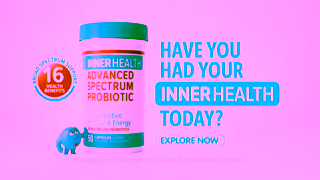 INNER HEALTH 16 Benefits In One Advanced Spectrum Probiotic from Inner Health Ad Commercial Brand Imagery Photoshoot 2