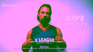 Voltaren Dave Andersen is calling on Aussies to join VLeague 15s Ad Commercial Brand Imagery Photoshoot 0