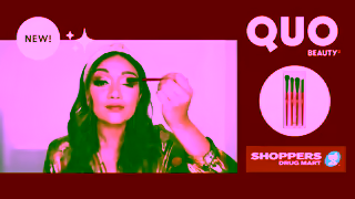 Shoppers Drug Mart Quo Beautys Holiday Sparkle Glam Look ft Ankita MehtaShah Ad Commercial Brand Imagery Photoshoot 1