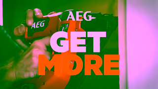 AEG Power Tools GET MORE Control AEG 18V FRAPID 15GA DA Angled Brad Nailer Ad Commercial Brand Imagery Photoshoot 0