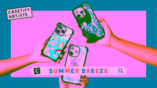 CASETiFY CASETiFY ARTiSTS Summer Breeze Ad Commercial Brand Imagery Photoshoot 0