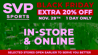 SVP Sports SVP Sports Black Friday 2024 Get Extra 20 Off Now InStore Dont Miss Out Ad Commercial Brand Imagery Photoshoot 1