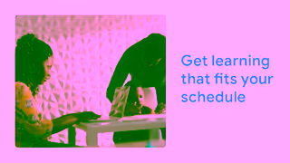 Google Get learning that fits your schedule Google Career Certificates Ad Commercial Brand Imagery Photoshoot 0