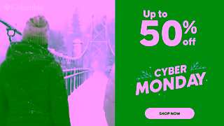 Columbia Sportswear ECOM CM DEMANDGEN 16x9 EN Ad Commercial Brand Imagery Photoshoot 0